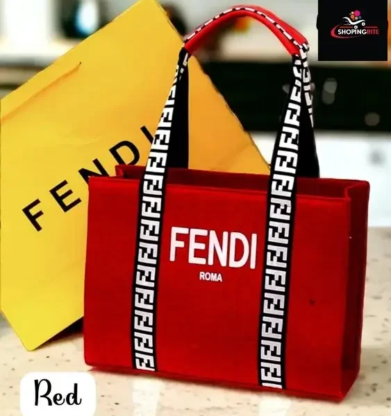 Fendi bag for girls red