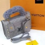 L.V crossbody bag gray
