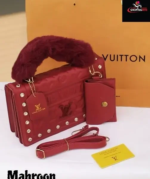 L.V crossbody bag mahroon