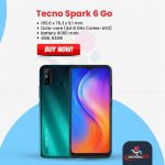 Tecno Spark 6 Go - 4GB/64GB 