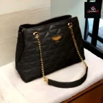 Channel Trendy Handbag for Women black