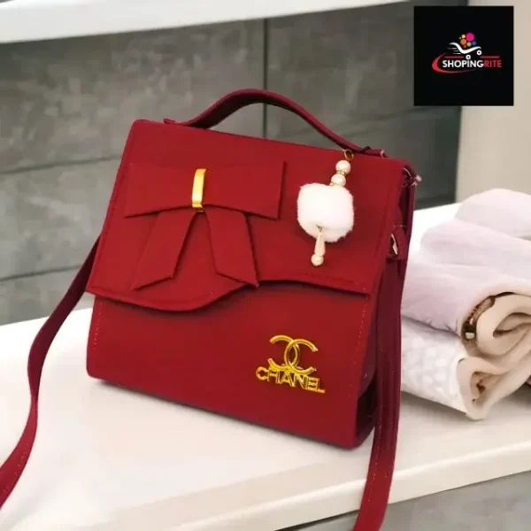 Channel crossbody bag red