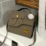 Channel crossbody bag sea green