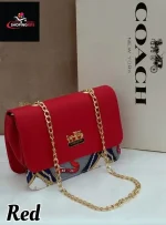 Coach Trendy Crossbody bag red