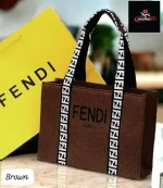 Fendi bag for girls dark brown