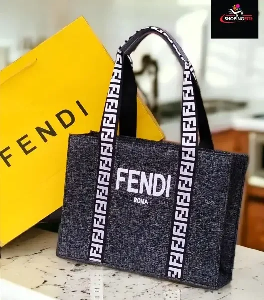 Fendi bag for girls gray