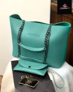 Gucci 2pcs handbag Light sea green