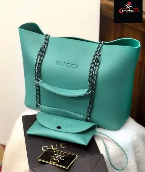 Gucci 2pcs handbag Light sea green