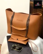 Gucci 2pcs handbag brown