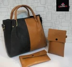 Gucci 3 Pcs Bag set black mustard