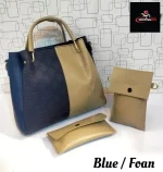 Gucci 3 Pcs Bag set blue foan