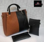 Gucci 3 Pcs Bag set mustard black