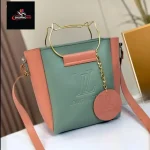 L.V Kitty handle bag light sea green