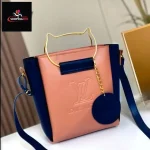L.V Kitty handle bag peach