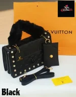 L.V crossbody bag black
