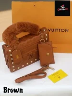 L.V crossbody bag brown