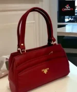 Prada 7 Zipper Bag mahroon