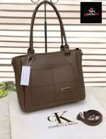 Stylish bag dark brown