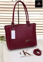Stylish bag maroon