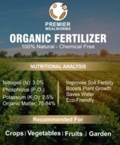 Premier Mealworms Organic Fertilizer